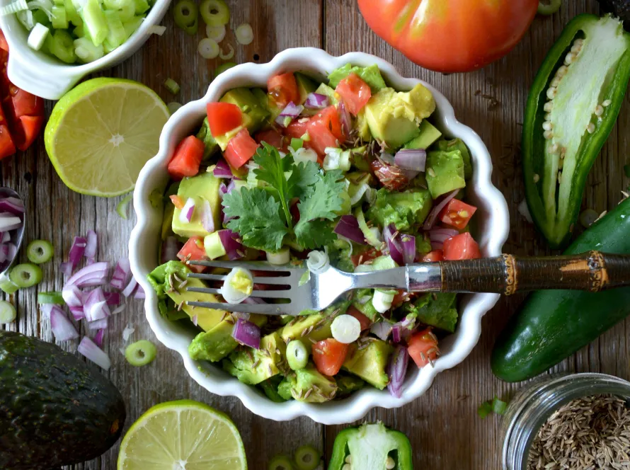 Healthy colourful meal prep representing metabolic health and balanced nutrition